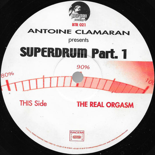 Antoine Clamaran : Superdrum Part. 1 (12")