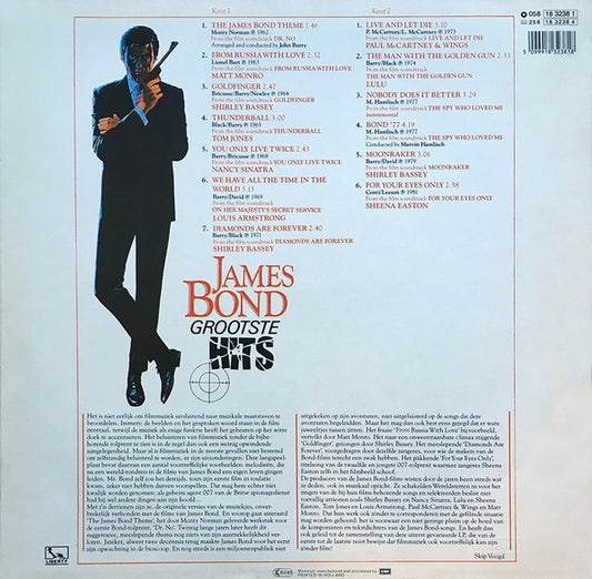 Various : James Bond Grootste Hits (LP, Comp, RE)
