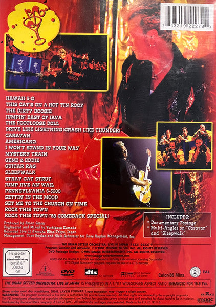 Brian Setzer Orchestra : Live In Japan (DVD-V, Dol)