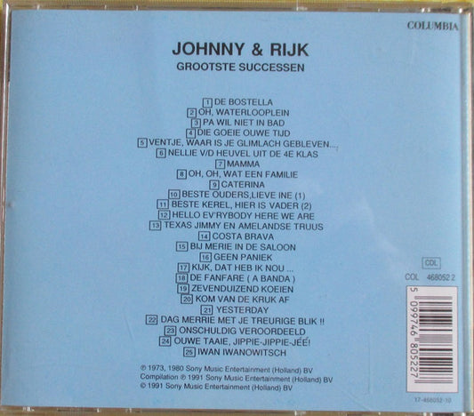 Johnny & Rijk : Grootste Successen (CD, Comp)