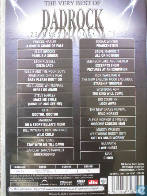Various : The Very Best of DadRock (DVD-V, Comp, PAL)