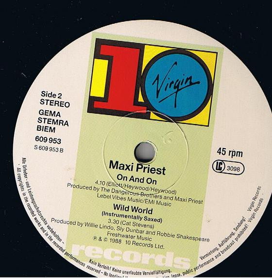 Maxi Priest : Wild World (12")