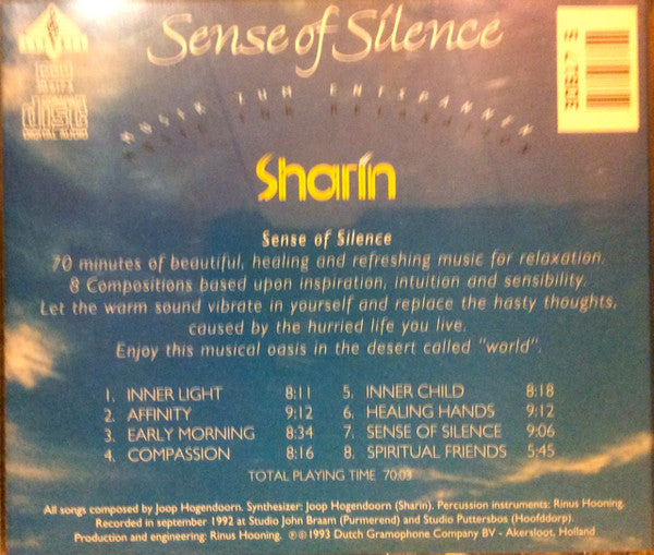 Sharin (3) : Sense Of Silence (CD, Album, Club)