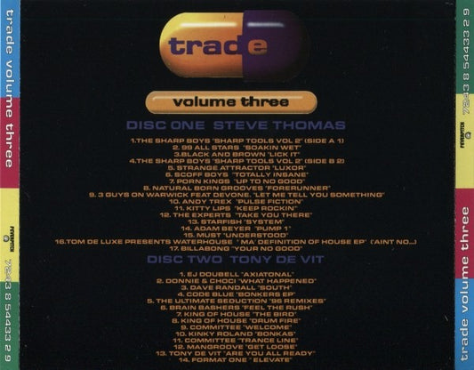 Tony De Vit & Steve Thomas : Trade Volume Three (2xCD, Mixed, Pur)