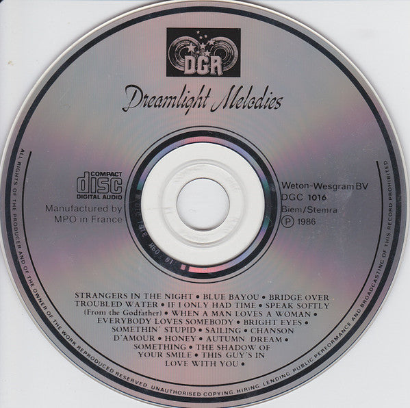 The Gino Marinello Orchestra : Dreamlight Melodies (CD, Album)