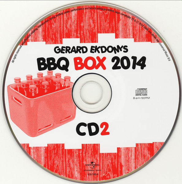 Various : Gerard Ekdom's BBQ Box 2014 (2xCD, Comp)