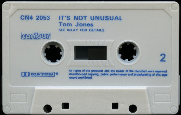 Tom Jones : It's Not Unusual (Cass, Comp, RE)