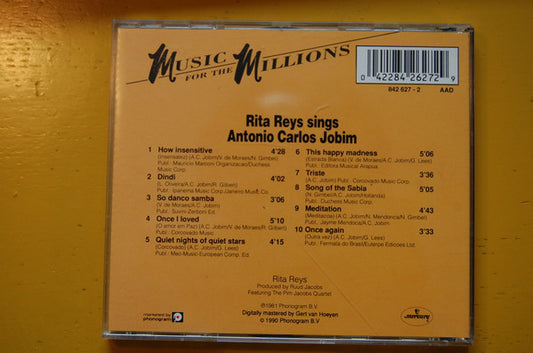 Rita Reys : Sings Antonio Carlos Jobim (CD, Album)