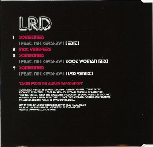 Les Rythmes Digitales : Sometimes (CD, Maxi)