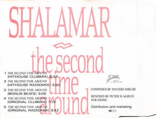 Shalamar : The Second Time Around (Hithouse Clubmix) (CD, Maxi)