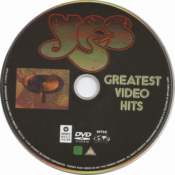 Yes : Greatest Video Hits (DVD-V, RE, NTSC)