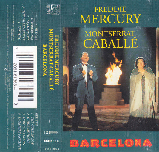 Freddie Mercury & Montserrat Caballé : Barcelona (Cass, Album, RE)