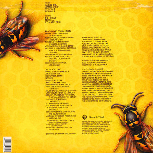 Yellowjackets : Yellowjackets (LP, Album, RE, 180)