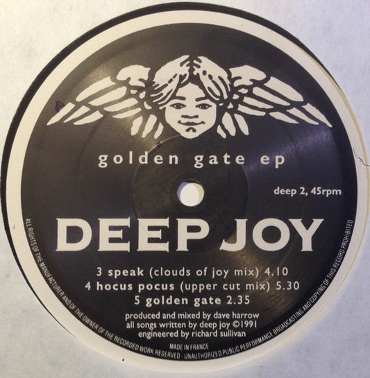 Deep Joy : Golden Gate EP (12", EP)
