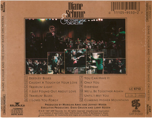 Diane Schuur & Count Basie Orchestra : Diane Schuur And The Count Basie Orchestra (CD, Album)