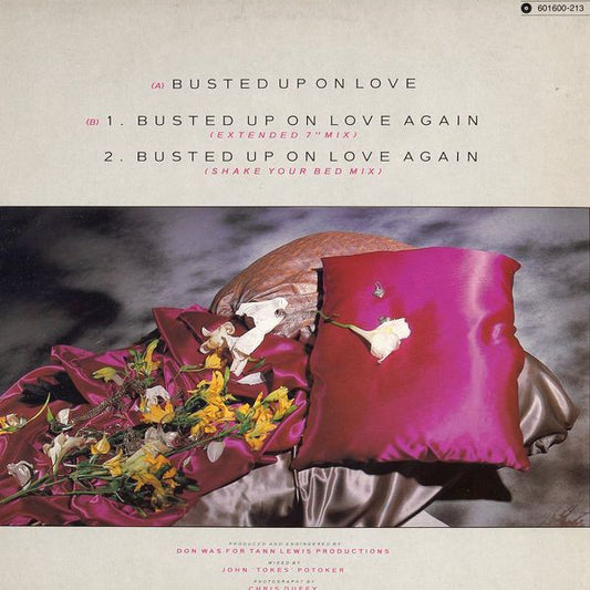 Fiona Franklyn : Busted Up On Love (12", Single, Sup)