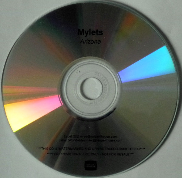 Mylets : Arizona (CDr, Album, Copy Prot., Promo)