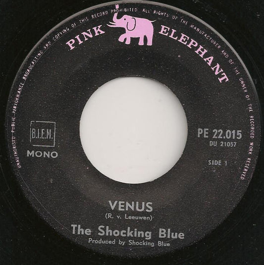 Shocking Blue : Venus (7", Single, Mono, Bla)