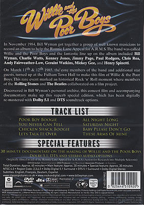 Willie And The Poor Boys : Willie And The Poor Boys (DVD-V, Multichannel, NTSC)