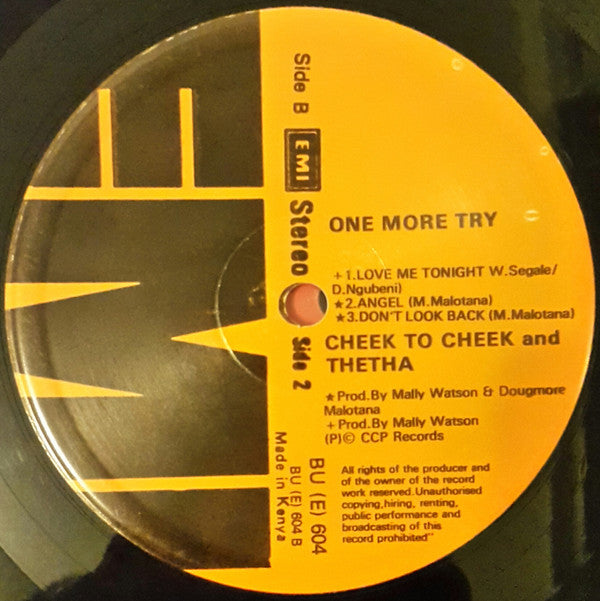 Cheek To Cheek (4), Thetha : One More Try / Love Me Tonight (LP, MiniAlbum)