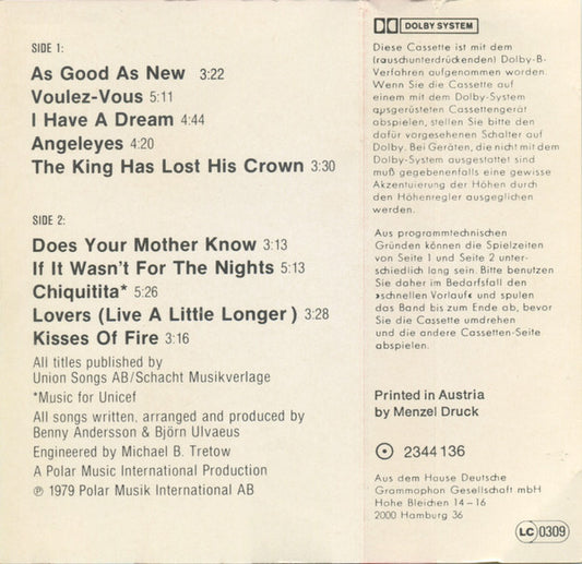 ABBA : Voulez-Vous (Cass, Album)