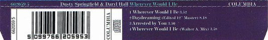 Dusty Springfield & Daryl Hall : Wherever Would I Be (CD, Single)