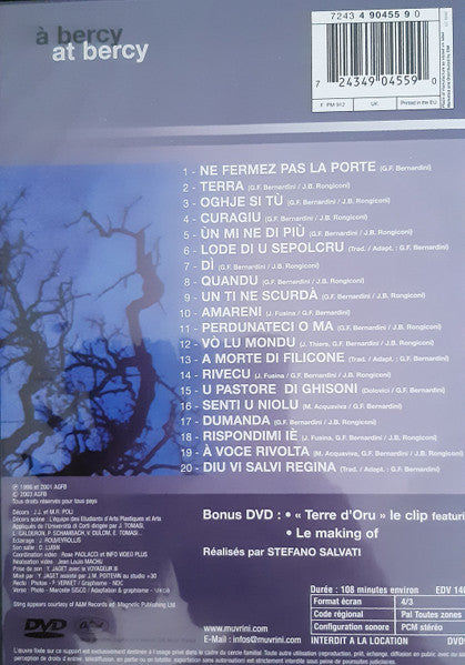 I Muvrini : A Bercy (DVD-V)