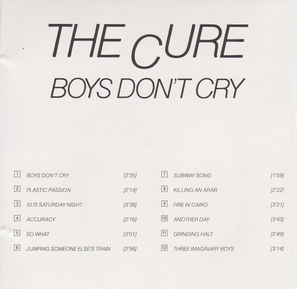 The Cure : Boys Don't Cry (CD, Album, RE)