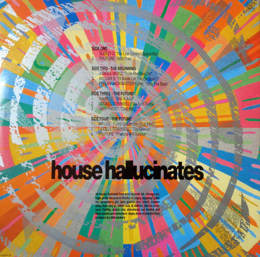 Various : House Hallucinates - Pump Up Europe (2xLP, Comp)