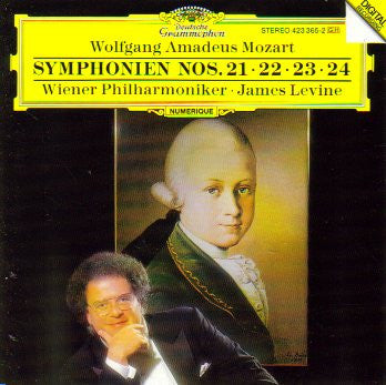 Wolfgang Amadeus Mozart, James Levine (2), Wiener Philharmoniker : Symphonien Nos. 21, 22, 23, 24 (CD, Album)