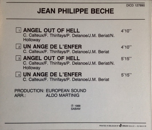 Jean-Philippe Bèche : Un Ange De L'Enfer - Angel Out Of Hell (CD, Maxi)