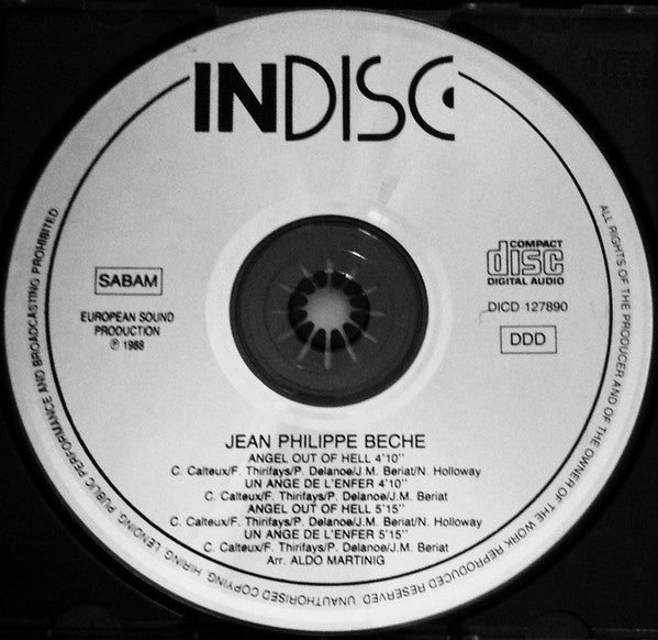 Jean-Philippe Bèche : Un Ange De L'Enfer - Angel Out Of Hell (CD, Maxi)