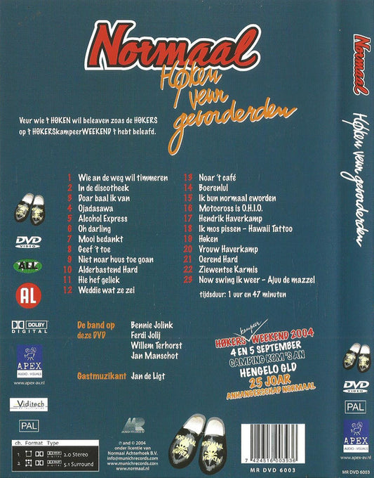 Normaal : Høken Veur Gevorderden (DVD, Comp)