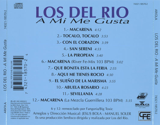 Los Del Rio : A Mi Me Gusta (CD, Album)