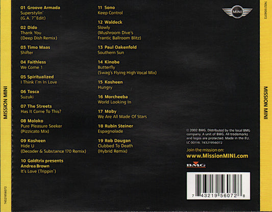 Various : Mission Mini (The Soundtrack To Mystery And Suspense) (CD, Comp, Mixed)