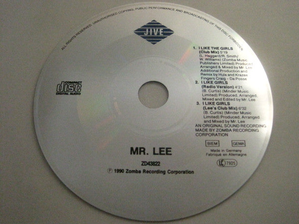Mr. Lee : I Like Girls (CD, Maxi)