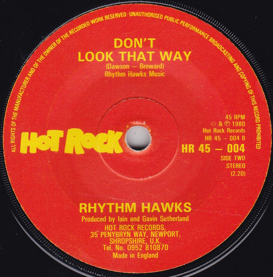 Rhythm Hawks : Zodiac (7", Single)