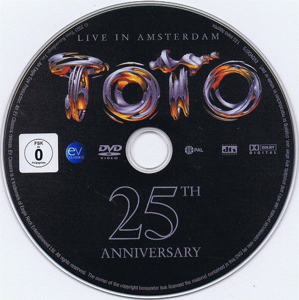 Toto : 25th Anniversary - Live In Amsterdam (DVD-V, RE, Multichannel, PAL, Dua)