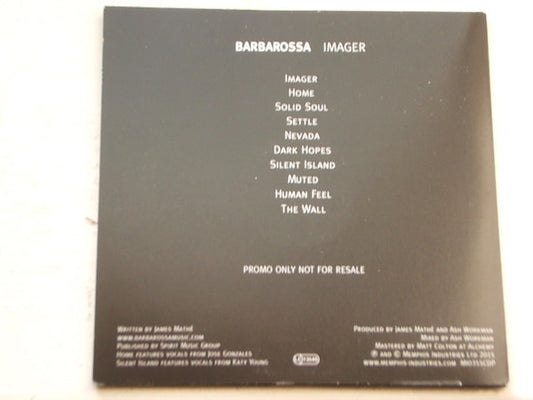 Barbarossa (3) : Imager (CD, Album, Promo)
