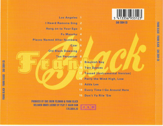 Frank Black : Frank Black (CD, Album)