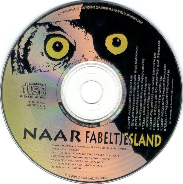 T.U.T.F. : Naar Fabeltjesland (CD, Maxi)