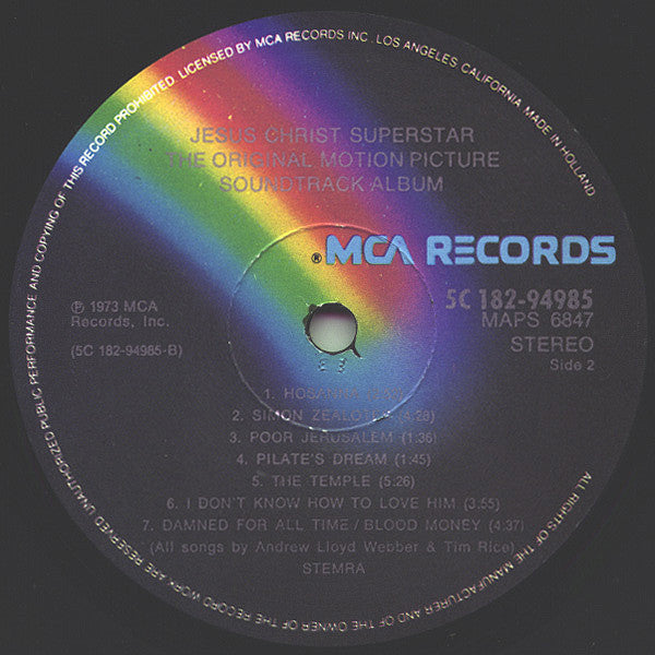Various : Jesus Christ Superstar (The Original Motion Picture Sound Track Album) (2xLP, Album, Gat)