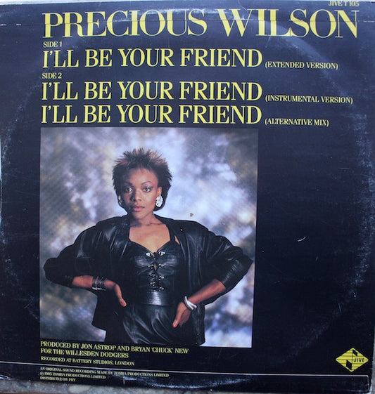Precious Wilson : I'll Be Your Friend (12")