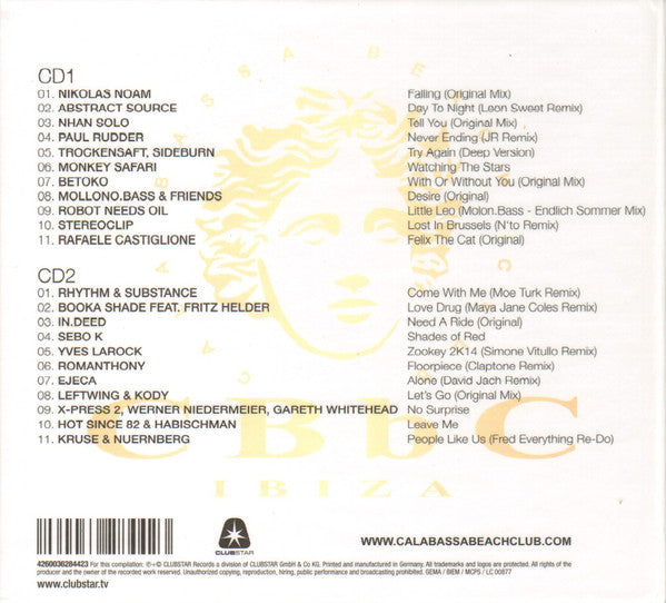 DJ Zappi : CBbC Ibiza: Cala Bassa Beach Club Vol. 2 (2xCD, Comp, Mixed)