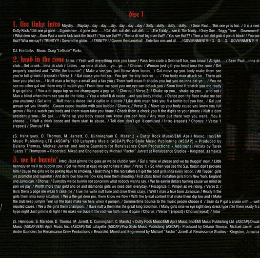 Sean Paul : The Trinity (2xCD, Album, Ltd)