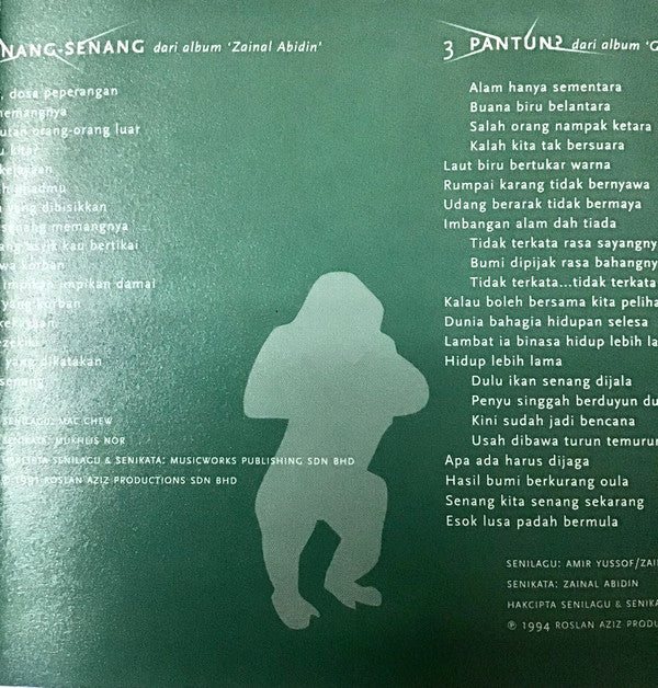 Zainal Abidin : Refleksi (2xCD, Comp)