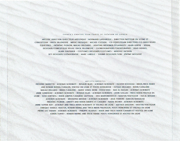 Michel Cusson : Cavalia (CD)