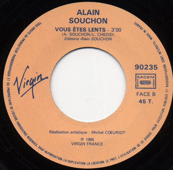Alain Souchon : Ballade De Jim (7", Single)
