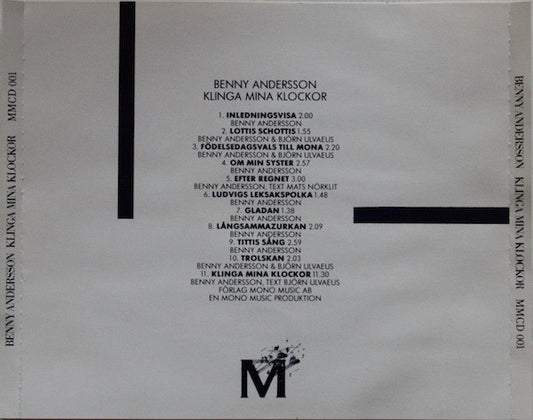 Benny Andersson : Klinga Mina Klockor (CD, Album)