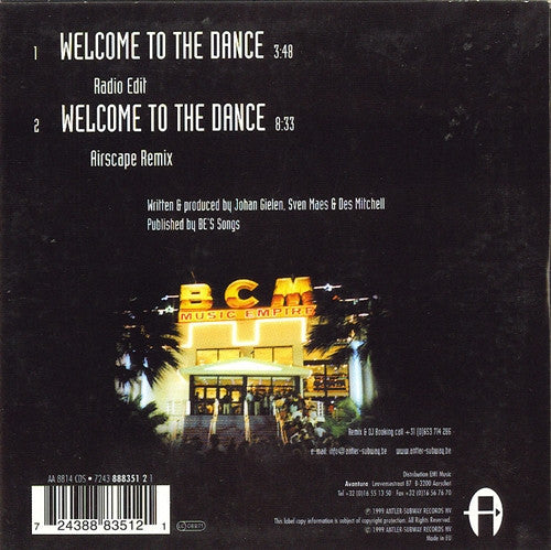 Des Mitchell : Welcome To The Dance (CD, Single)